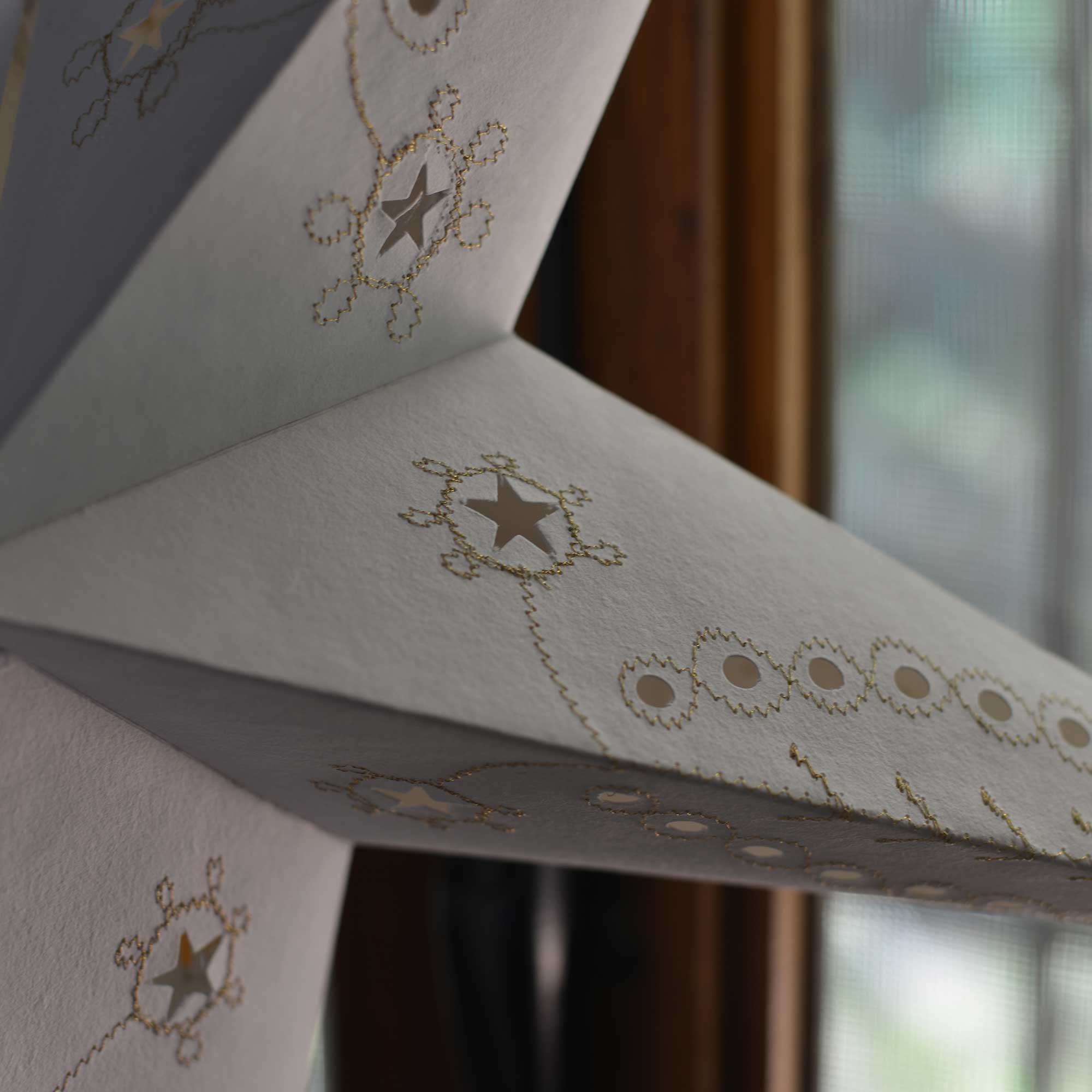 Venezia Star Paper Lamp White